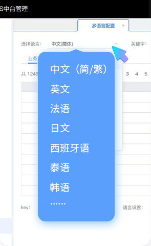 多語言支持：英文、法文、日文、韓文、泰文等等