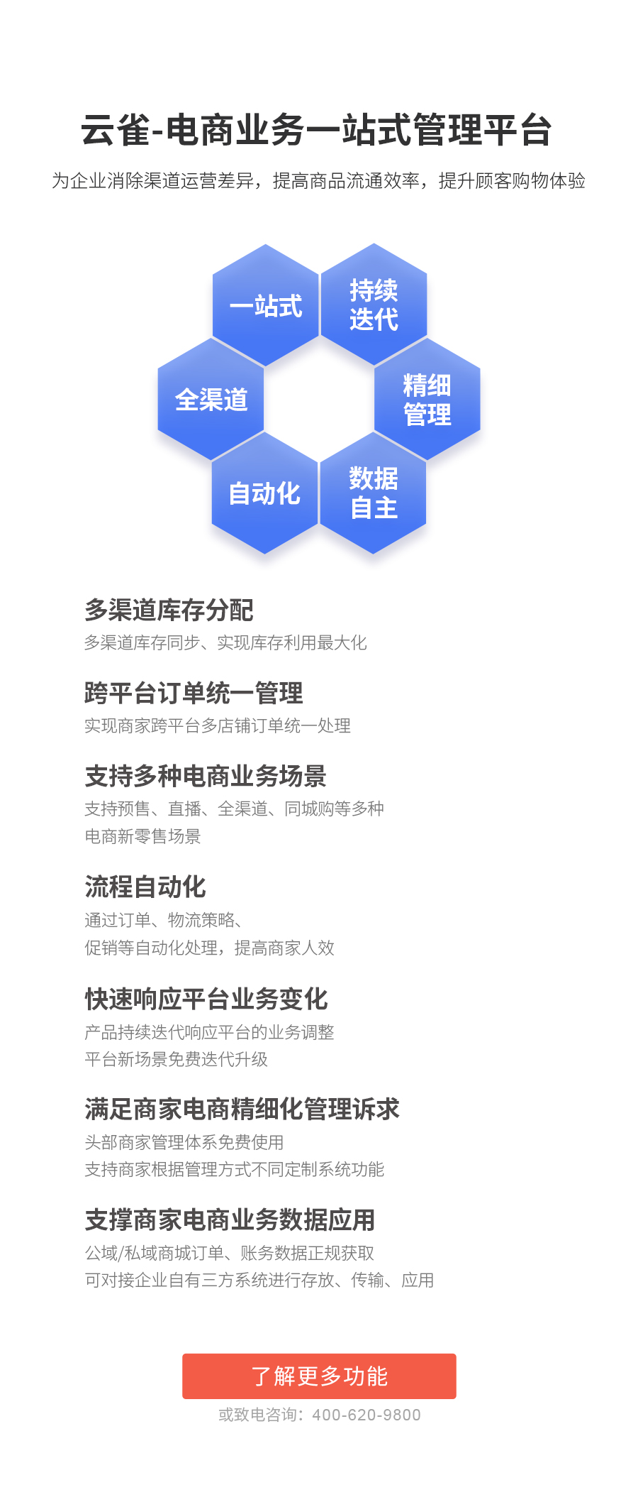 云雀OMS電商業務一站式管理平臺
