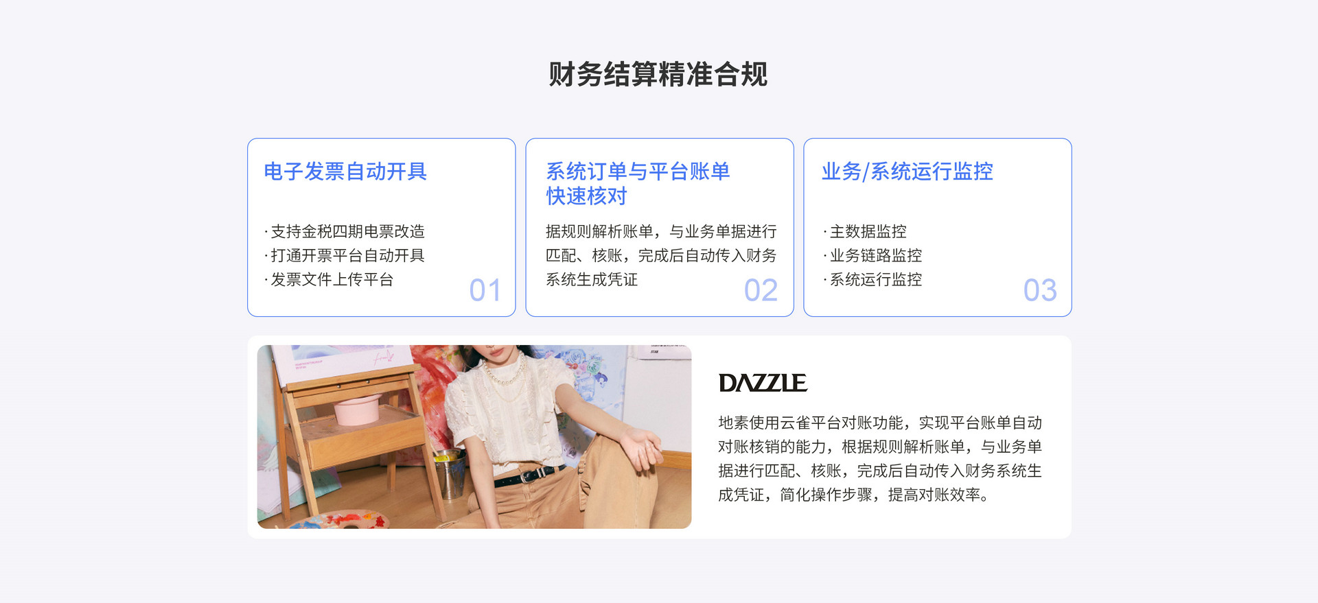 財務結算精準合規